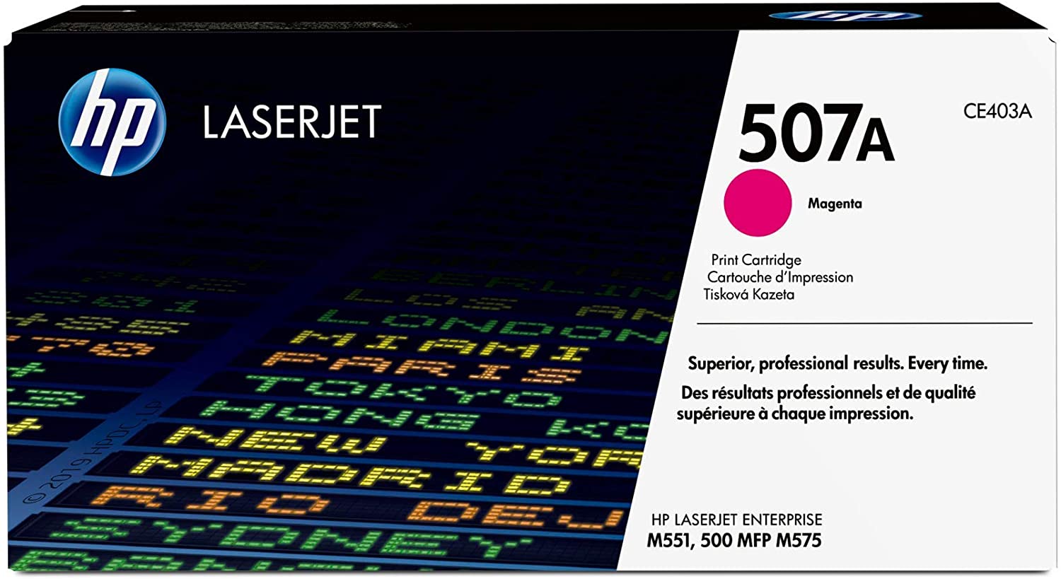 HP 507A CE403A Toner d'origine, magenta HP 507A CE403A Toner d'origine, magenta